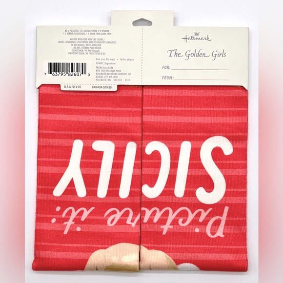 NWT Hallmark The Golden Girls Sophia Petrillo Picture It, Sicily Socks - Picture 6 of 6